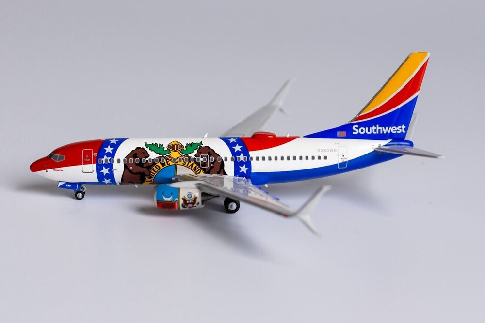 1:400 NG Models Southwest Airlines 737-700/w N280WN (Missouri One with Scimitar)