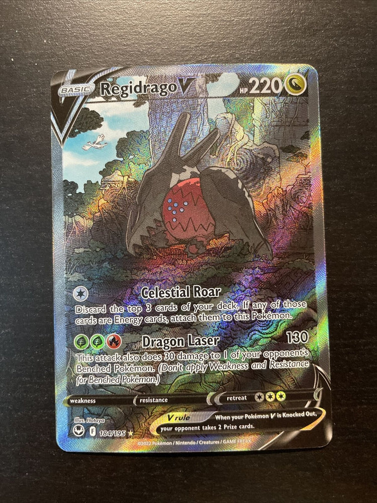 Regidrago V - 184/195 - Pokemon Silver Tempest Alternate Art Card NM