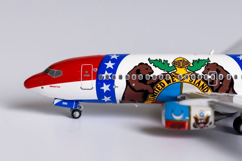 1:400 NG Models Southwest Airlines 737-700/w N280WN (Missouri One with Scimitar)