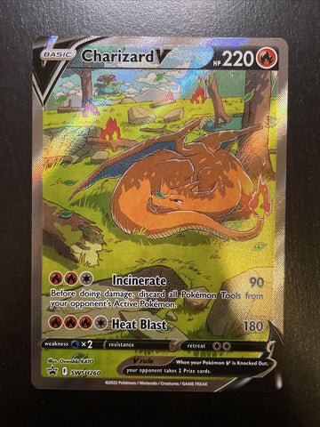 Charizard V (Full Art Holo Promo) SWSH Black Star Promos SWSH260 Poké