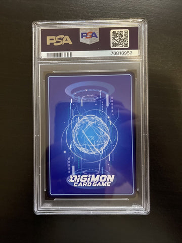 2021 Digimon Booster Double Diamond 084 Omnimon BT6 Alternate Art PSA 9