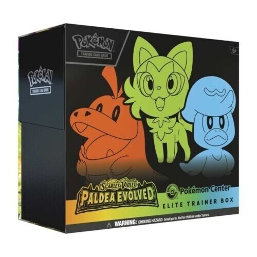 Paldea Evolved Pokemon Center Elite Trainer Box ETB EXCLUSIVE