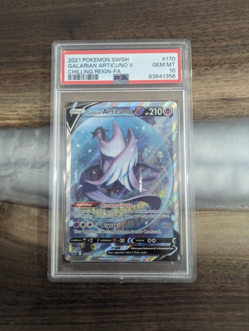 2021 Pokemon SWSH Galarian Articuno V #170 PSA 10