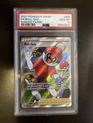 PSA 10 Pokemon Ball Guy #065/072 Shining Fates