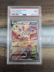2021 Pokemon SWSH Sylveon V #184 PSA 9