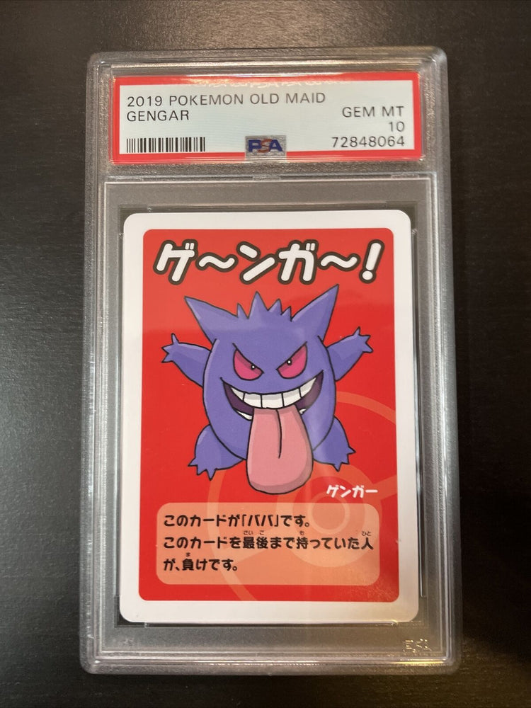 Pokemon Babanuki Old Maid Japanese: Gengar Ooyama - PSA 10
