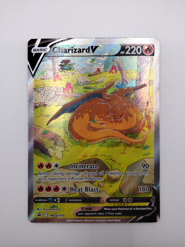 Charizard V (Full Art Holo Promo) SWSH Black Star Promos SWSH260 Poké