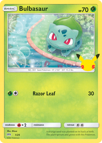 Bulbasaur (1/25) [McDonald's 25th Anniversary] Near Mint