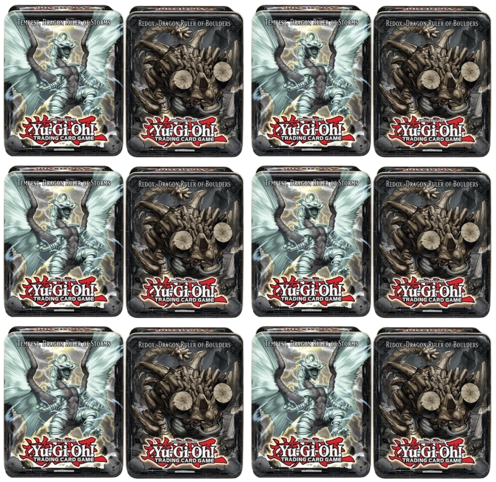 Collector's Tin Display (Redox, Dragon Ruler of Boulders & Tempest, Dragon Ruler of Storms)