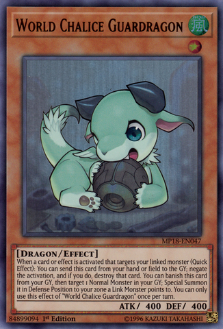 World Chalice Guardragon [MP18-EN047] Ultra Rare